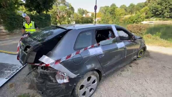 Dall’alt della polizia al volo nel Po: il racconto dal luogo dell’inseguimento