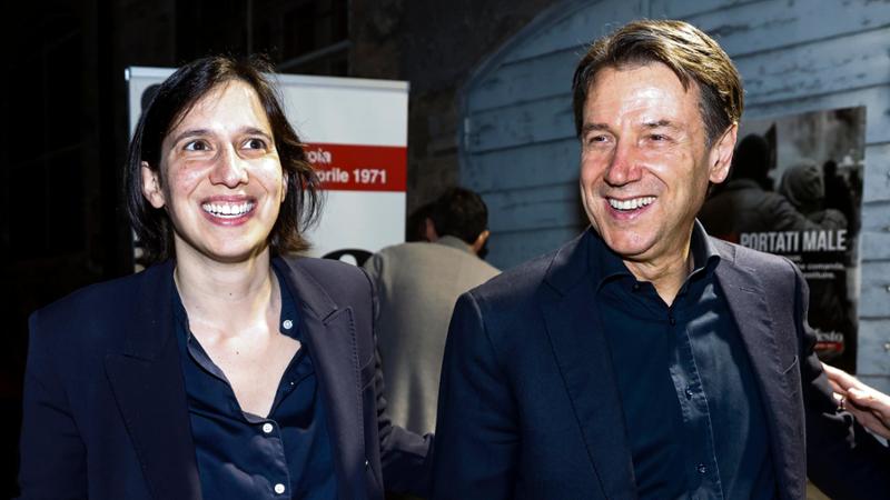Elly Schlein e Giuseppe Conte
