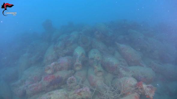 Mazara del Vallo, scoperto un relitto romano del II secolo a 46 metri di profondità