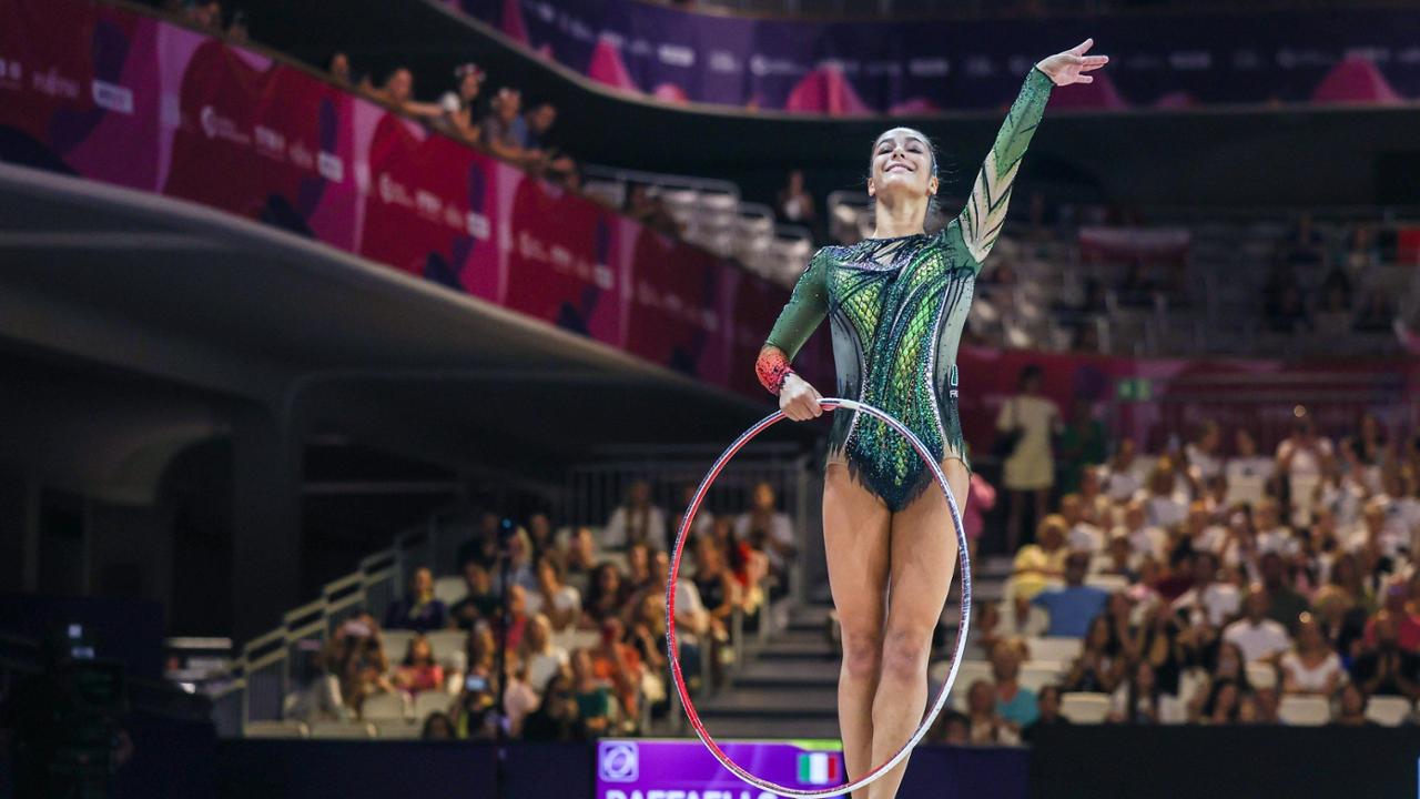 Sofia Raffaeli bronzo al Mondiale di ritmica: primo pass azzurro per i Giochi 2028