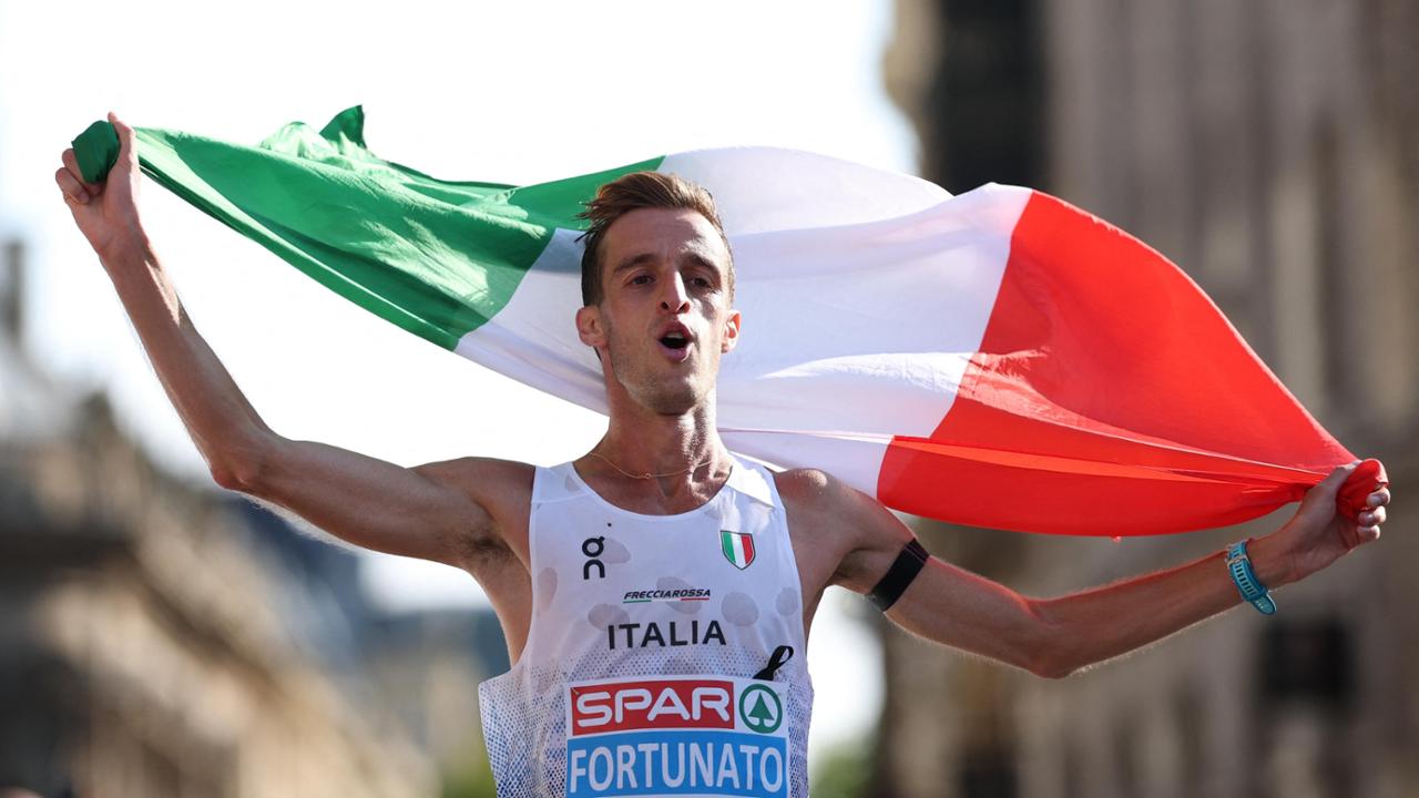 Doppietta azzurra nella mezza maratona: argento di Fortunato, bronzo per Cosi