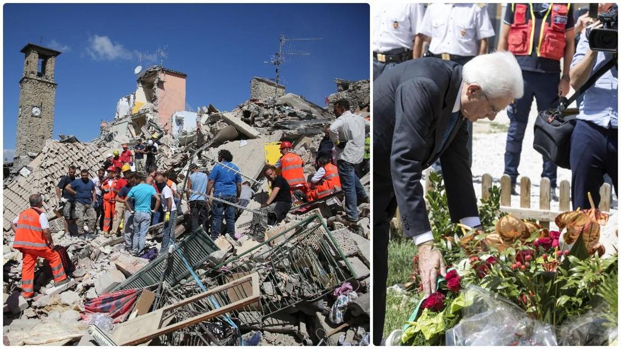 Sisma Amatrice, Mattarella: “Una pagina drammatica. Ultimare la ricostruzione velocemente”
