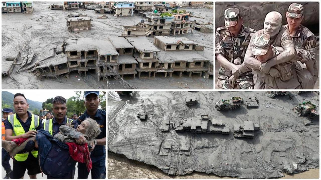 Nepal e Tibet, il collasso di un ghiacciaio ha provocato l’alluvione: 165 vittime, 1300 dispersi