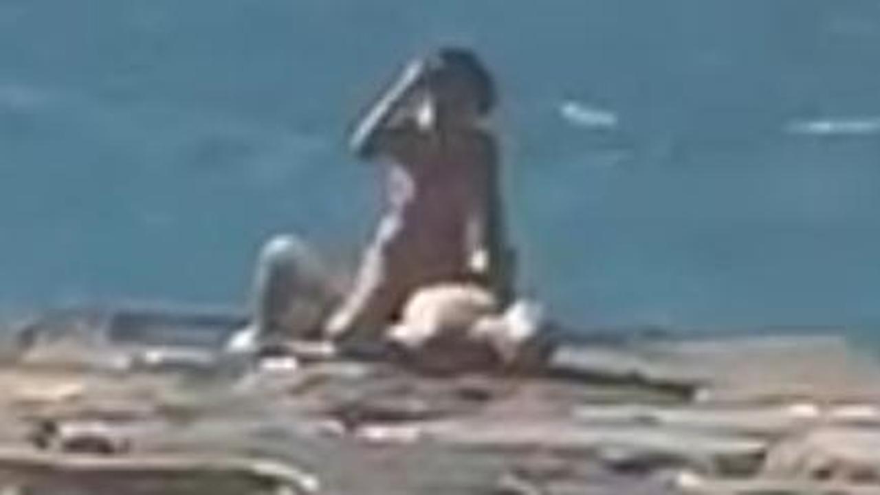 Fanno sesso sulla scogliera davanti a centinaia di persone: arriva la polizia