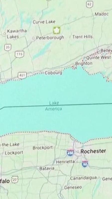 Su Google Maps il lago Ontario diventa "lago America": il nuovo nome appare solo negli Usa