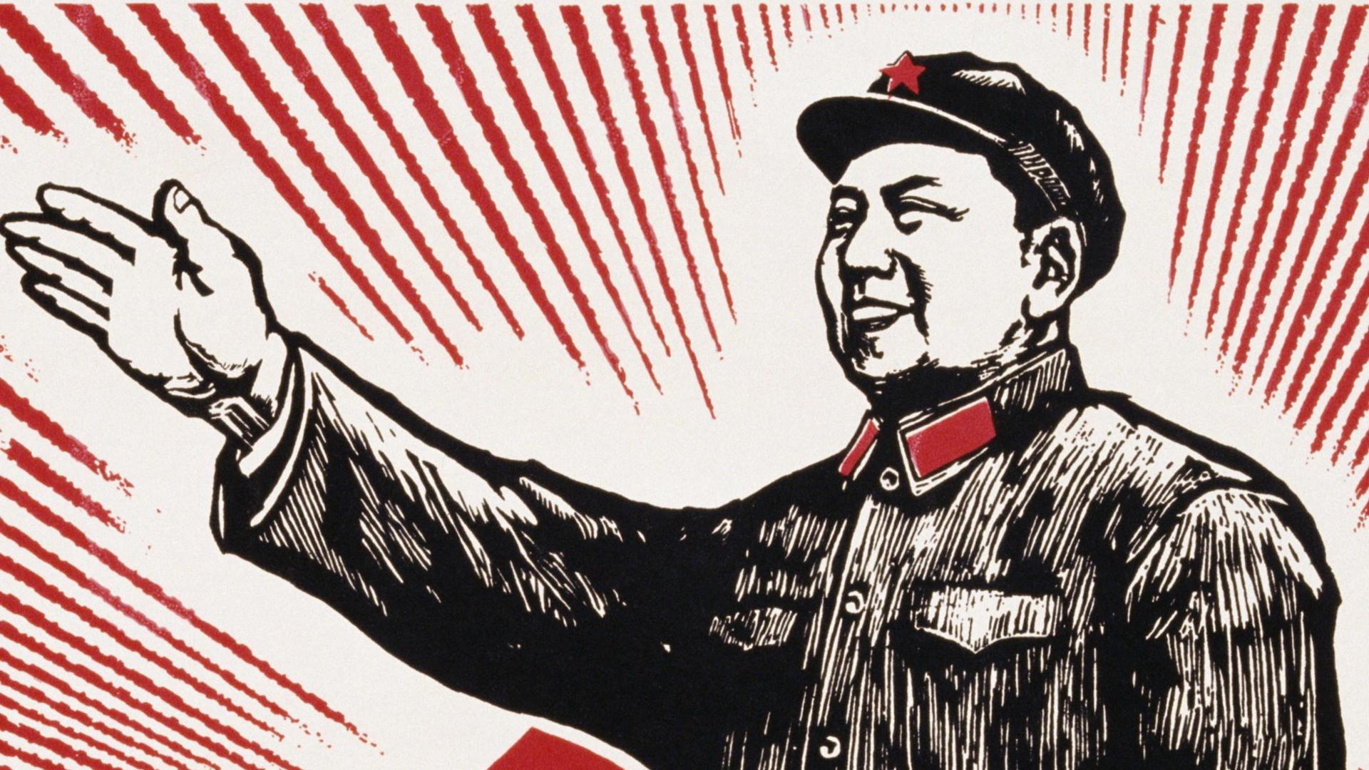 Un ritratto di Mao Zedong sovrasta la porta di Tienanmen a Pechino, simbolo di potere e storia nella Cina moderna