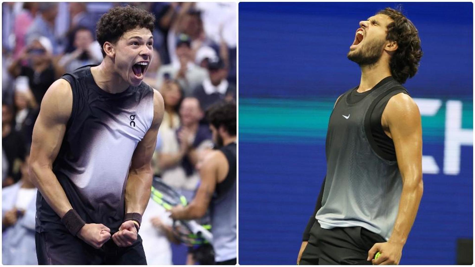 Alcaraz e Shelton giocano una partita di quattro ore e mezza agli Us Open, con Alcaraz che perde in una battaglia epica, immagine di approfondimento