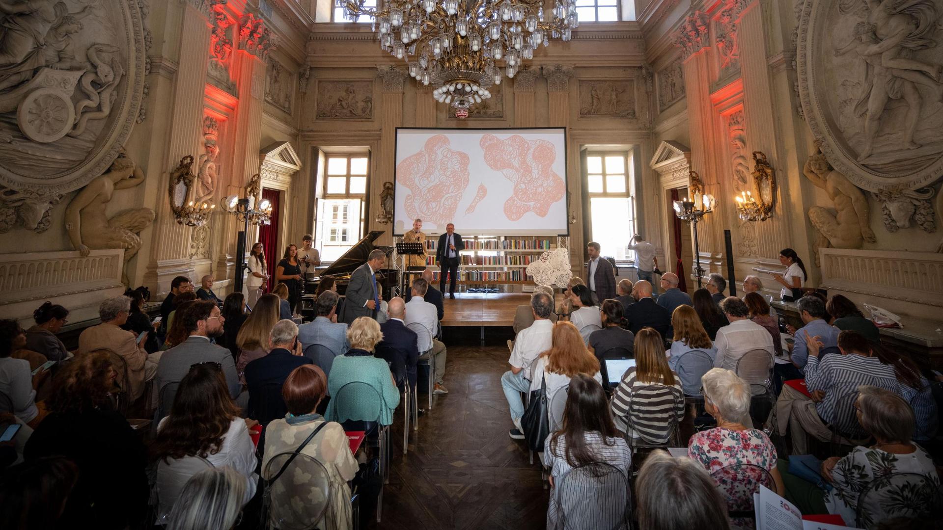 Una sala del Circolo dei lettori durante una presentazione