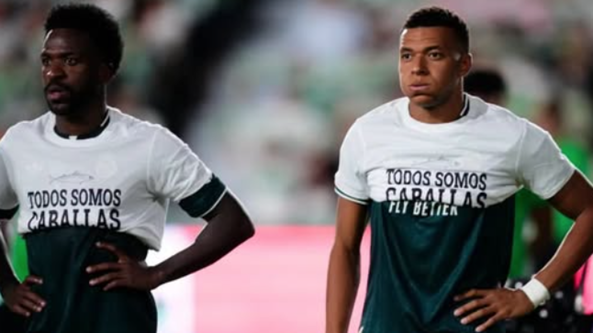 Mbappe e Vinicius: Ceuta gera polémica ao não usar camisolas de apoio