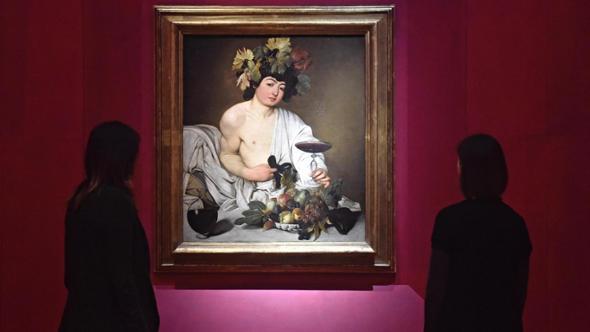 Piove negli Uffizi, bagnata la teca del Bacco di Caravaggio
