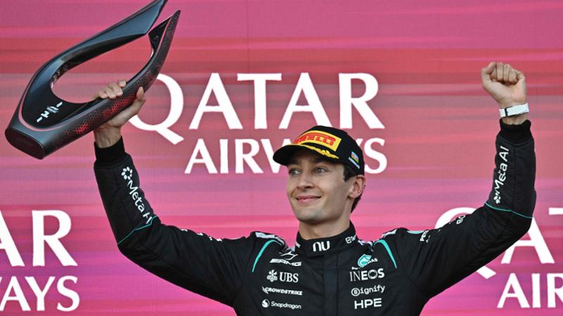Gp Azerbaigian: trionfo Russell in volata su Verstappen, Antonelli rimonta ed è 5°