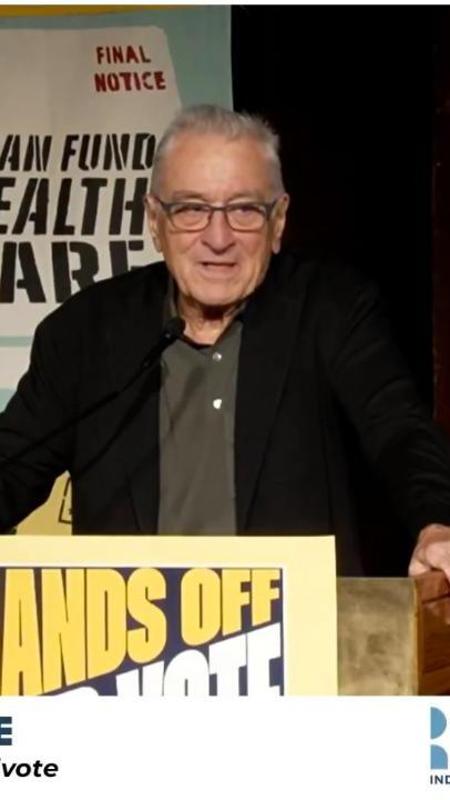 Attacchi verbali di Robert De Niro contro Donald Trump