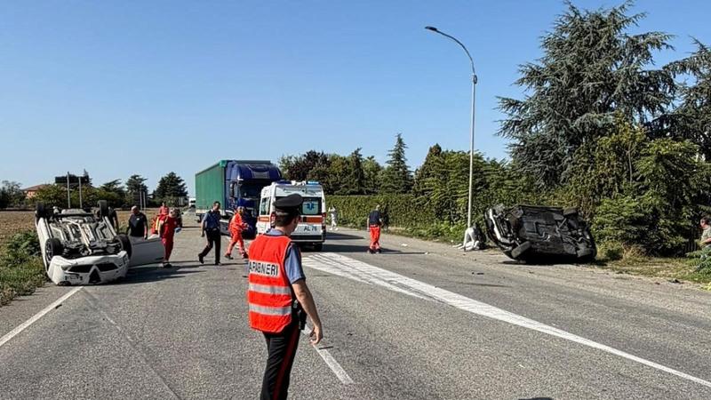 Bambina di 4 mesi muore dopo un incidente stradale nell'Alessandrino