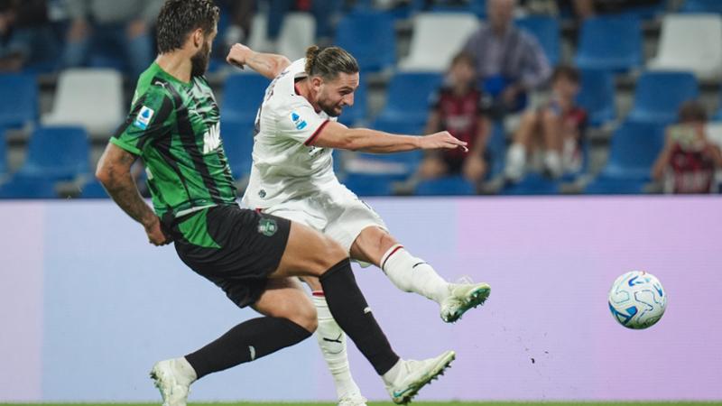 Il Milan frena con il Sassuolo, a Reggio Emilia finisce 1-1