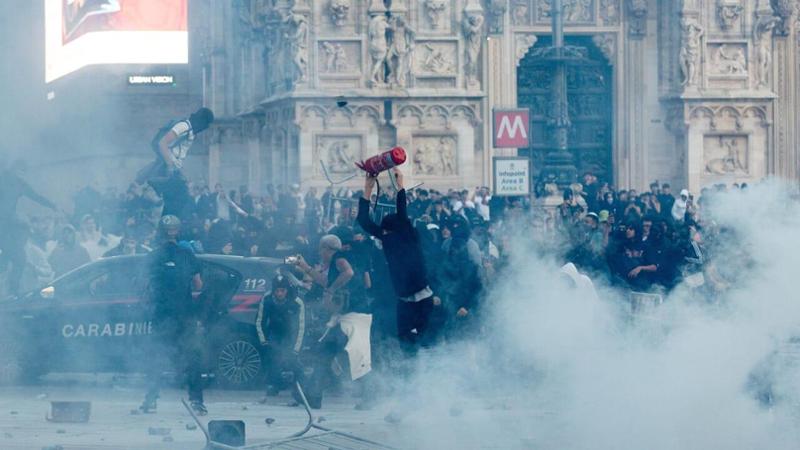 Scontri del 17 e 18 ottobre, perquisizioni della Digos in diverse città