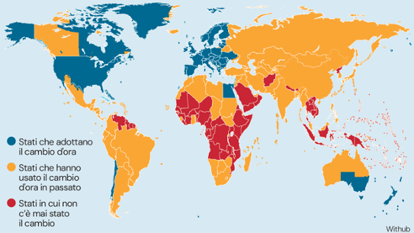 Lancette indietro, torna l’ora solare. Ma è un rito ignorato dal 70% del mondo