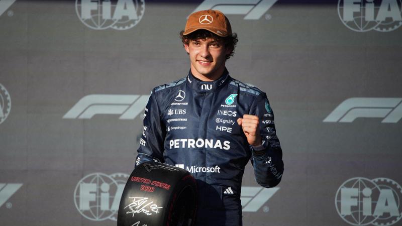 Gp di Austin, la pole è di Antonelli: il sogno mondiale si avvicina sempre di più