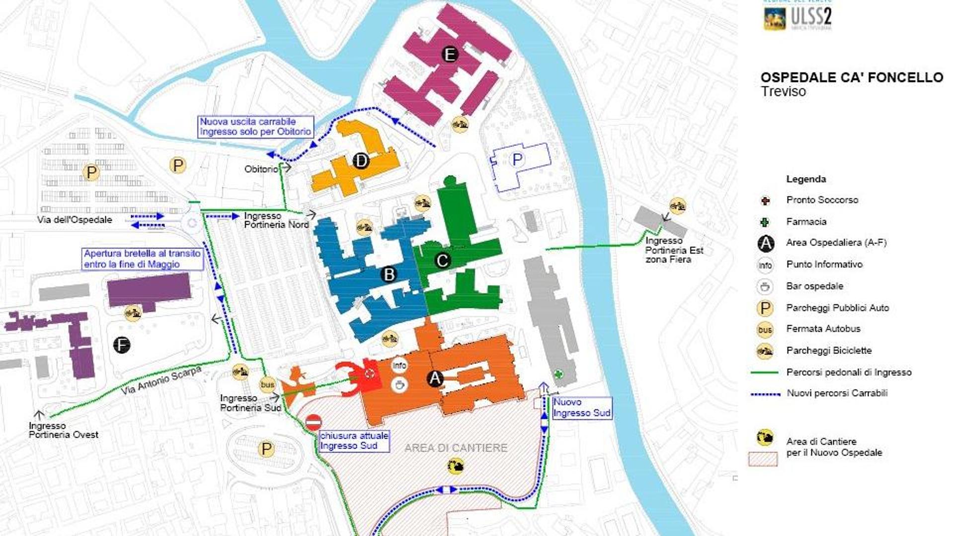 Cantiere Della Cittadella Sanitaria Di Treviso Cambia La Viabilit Cantiere Della Cittadella Sanitaria Di Treviso Cambia La Viabilit